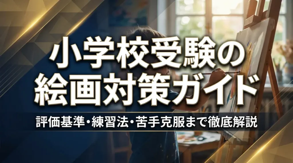 小学校受験の絵画対策ガイド｜評価基準・練習法・苦手克服まで徹底解説